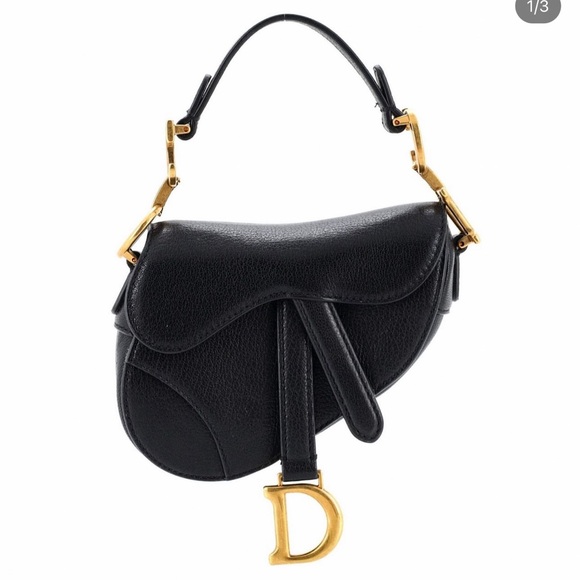 DIOR MICRO SADDLE BAG WITH STRAP - Picture 3 of 9